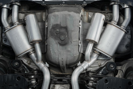 2018-2024 Stinger 3.3L 2.5" Cat Back Dual Rear Exit Without Tips - View 4 | Dirty Garage