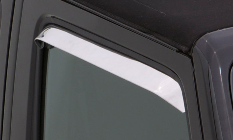 1984-1990 Bronco II Ventshade Window Deflectors Stainless 2-Piece - View 4 | Dirty Garage