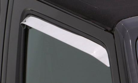 1984-1990 Bronco II Ventshade Window Deflectors Stainless 2-Piece - View 4 | Dirty Garage