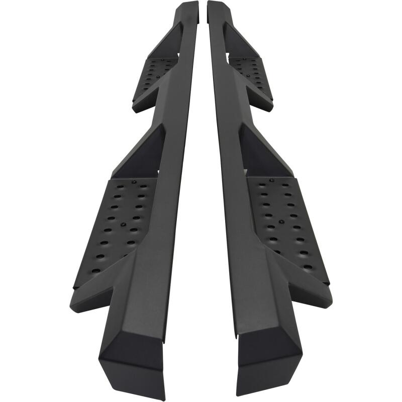 2009-2026 Ram 1500/HD Crew Cab HDX Black Drop Nerf Step Bars - View 5 | Dirty Garage