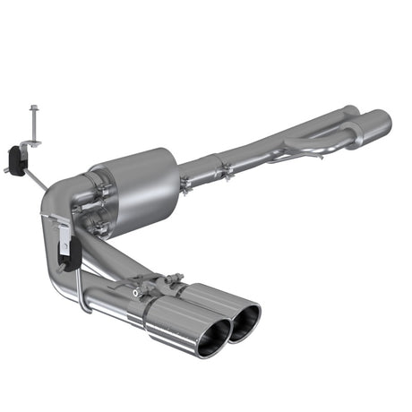 2019-2024 GM 1500 Pre-Axle Dual Side Exit 4" OD Tip T304 - View 2 | Dirty Garage