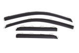 2015-2018 GM HD Ventvisor Front and Rear Window Deflectors Smoke 4-Piece - View 2 | Dirty Garage