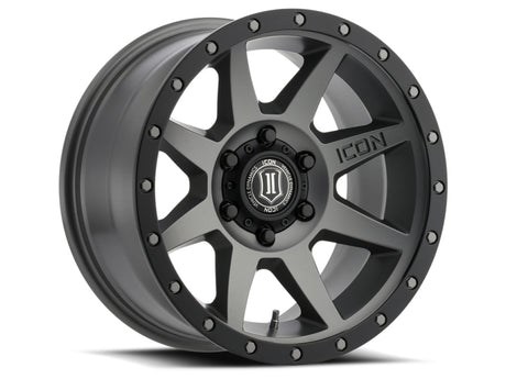 Universal Rebound 17x8.5 6x5.5 0mm Offset Titanium Wheel | Dirty Garage