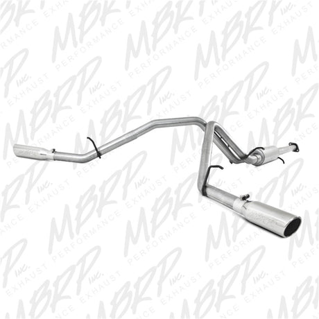 2007-2008 GM 1500 Next Gen CC EC Cat Back Dual Split - View 3 | Dirty Garage