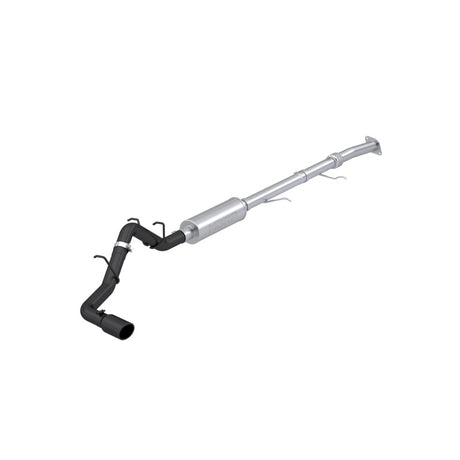 2023-2026 GM Colorado Canyon 3" Aluminized Steel Cat Back Single Side Exit Black | Dirty Garage