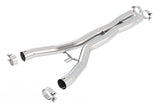 Borla 2014 Chevy Corvette Stingray X-Pipes (Smog Legal Cut and Clamp) - View 3 | Dirty Garage