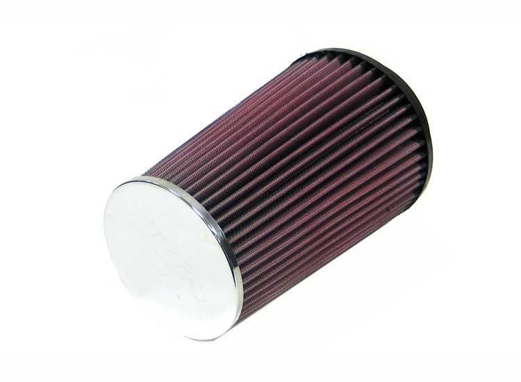 Universal Chrome Filter 4 inch FLG/5 3/8 inch Bottom/4 1/2 inch Top/8 inch Height - View 2 | Dirty Garage