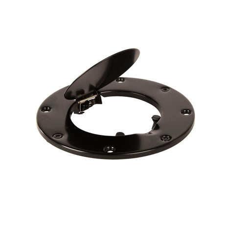 Rugged Ridge 97-06 Jeep Wrangler TJ Black Non-Locking Gas Cap Door - View 7 | Dirty Garage
