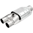 Universal Catalytic Converter 2 2.5 D/S Single O2 FED | Dirty Garage