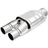 Universal Catalytic Converter 2 2.5 D/S Single O2 FED | Dirty Garage