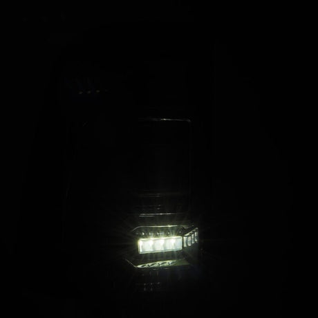 2019-2021 Ram 1500 Luxx-Series LED Tail Lights Alpha Black w Active Light Sequential Signal - View 9 | Dirty Garage