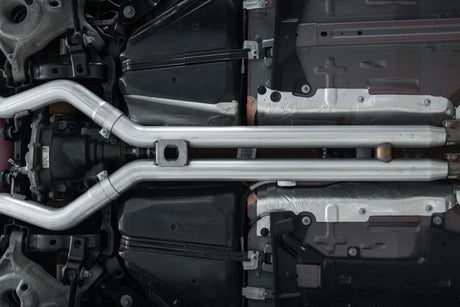 2018-2019 Mustang GT 5.0 3" Cat Back Quad Tip Race Version - View 5 | Dirty Garage
