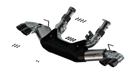 Borla 20-24 Chevy Corvette 6.2L V8 AT w/o NPP 3in S-Type Catback Exhaust - Black Chrome Tips | Dirty Garage