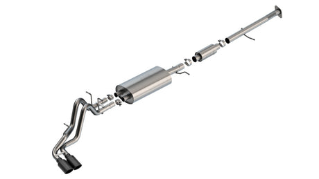 Borla 23-24 Chevrolet Colorado / 23-24 GMC Canyon S-Type Catback Exhaust w/Black Chrome Tips | Dirty Garage