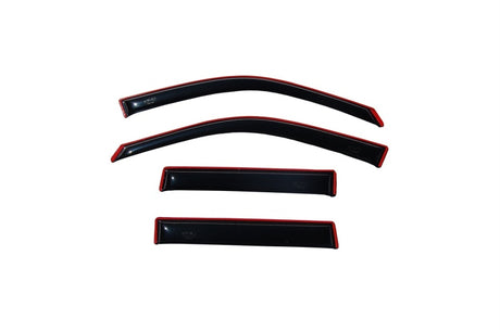 2002-2010 Explorer Front Rear Ventvisor In-Channel Window Deflectors Smoke - View 2 | Dirty Garage