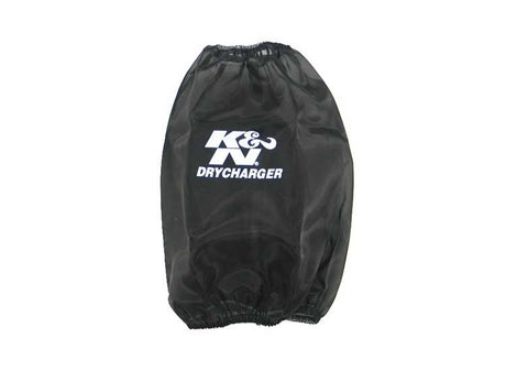 Universal Black Drycharger Round Tapered Custom Air Filter Wrap - View 3 | Dirty Garage