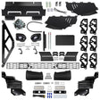 2014-2019 Tundra Bumper Mounting Kit for 3415020K | Dirty Garage