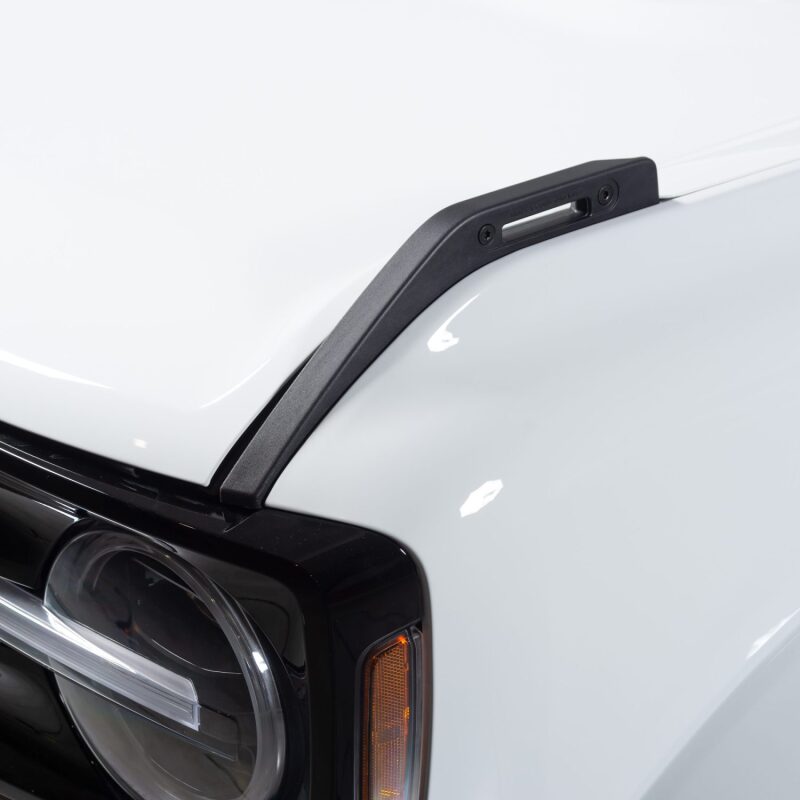2022-2026 Bronco Luminix DRL LED Lights w/ Pair of Hood Limb Riser Replacements - View 8 | Dirty Garage