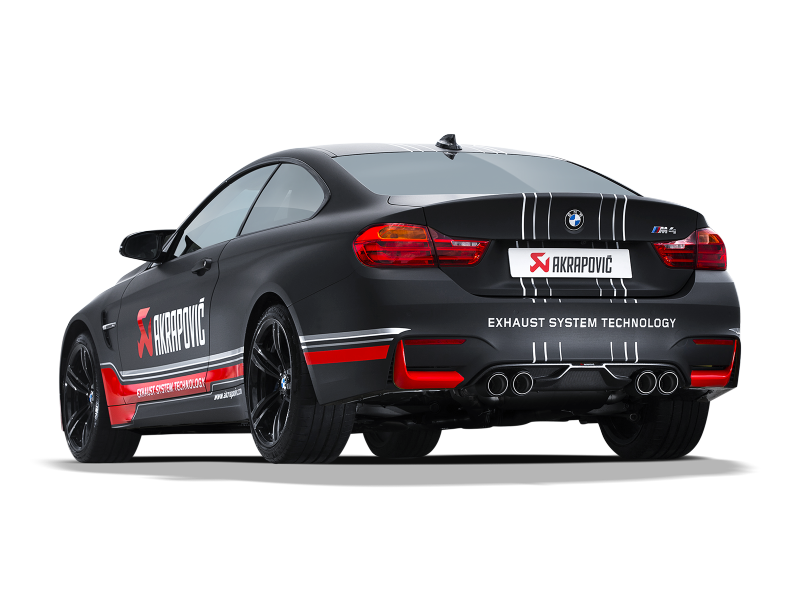 2014-2017 BMW M3 M4 Slip-On Line Titanium - View 14 | Dirty Garage