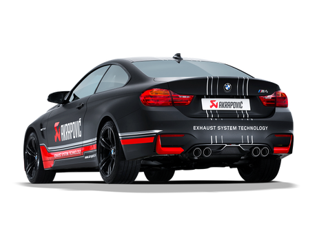 2014-2017 BMW M3 M4 Slip-On Line Titanium - View 14 | Dirty Garage