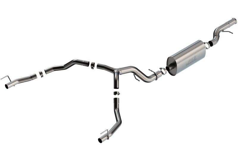 Borla 21-22 Cadillac Escalade 6.2L V8 2/4WD 4DR Touring Cat-Back Exhaust w/ Factory Bezel Tips | Dirty Garage