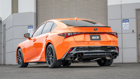 Borla 15-24 Lexus RC F Axle-Back Exhaust System S-Type - Black Chrome - View 3 | Dirty Garage