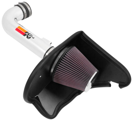 2016-2017 Camaro 3.6L Silver Typhoon Short Ram Intake - View 2 | Dirty Garage