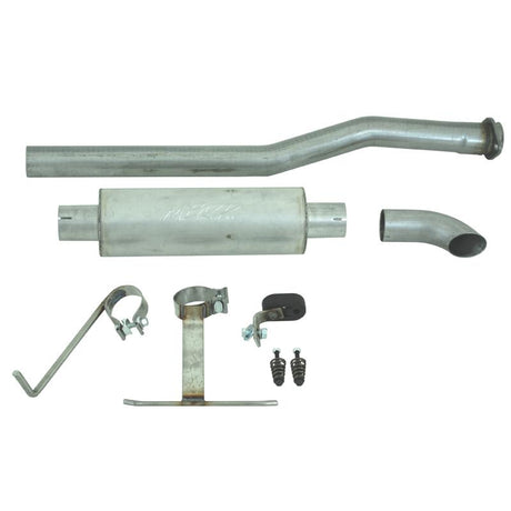 1998-2011 Ranger 3.0 4.0L Cat Back Single Side Turn Down Aluminized Exhaust - View 6 | Dirty Garage