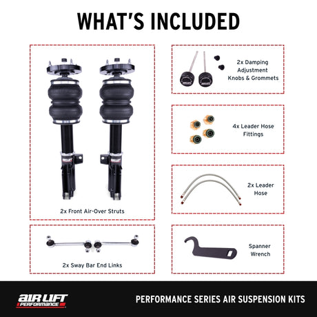 2005-2014 Mustang S197 Air Suspension Front Kit - View 2 | Dirty Garage