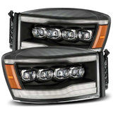 2006-2008 Ram HD Nova-Series LED Projector Black Headlights Sequential Signal DRL Amber LED - View 2 | Dirty Garage