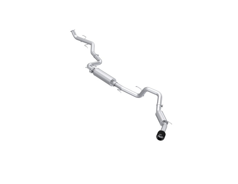 2024 Tacoma T304 Stainless Steel 3" Cat-Back Single Side Exit Carbon Fiber Tip | Dirty Garage