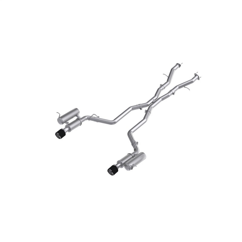2011-2024 Durango 3" Cat-Back Dual Rear Exit Exhaust Carbon Fiber Tips | Dirty Garage