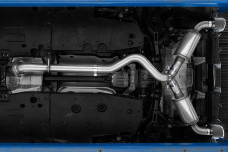 2023 Corolla 1.6L T304 SS 3" Cat Back Dual Split Rear w/ Carbon Fiber Tips - View 2 | Dirty Garage