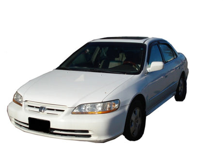 1998-2002 Accord Front and Rear Window Deflectors Smoke 4-Piece - View 9 | Dirty Garage