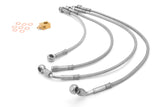 Rugged Ridge Brake Hose Kit Braided Stainless 07-18 Jeep Wrangler | Dirty Garage