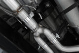 2022 Tundra 3.5"L Dual Cat-back 4" Single Side Exit Rolled Tip Aluminized Steel - View 3 | Dirty Garage