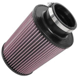 K&N Universal Clamp-On Air Filter 3-1/8in FLG / 6in B / 5in T / 7in H - View 2 | Dirty Garage