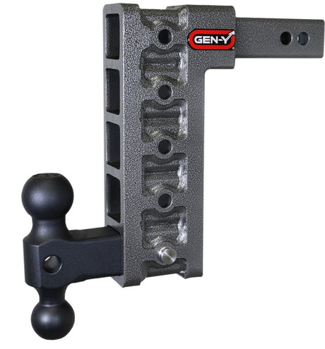 Gen-Y Mega Duty 2in Shank 10in Drop 1.5K TW 10K Hitch w/GH-031 Dual-Ball - View 5 | Dirty Garage