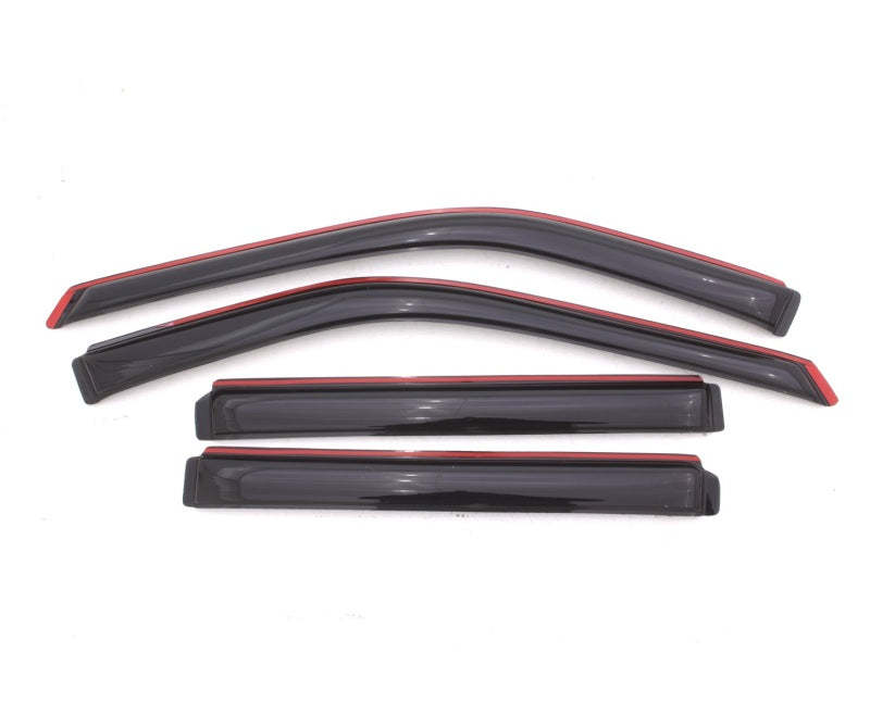2011-2018 Explorer Front Rear Window Deflectors Smoke 4-Piece | Dirty Garage