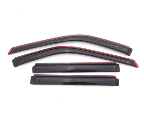 2011-2018 Explorer Front Rear Window Deflectors Smoke 4-Piece | Dirty Garage