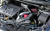 Universal 07 Lancer L4-2.0L Silver Typhoon Short Ram Intake - View 4 | Dirty Garage