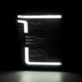 2017-2019 F-150 & Super Duty Nova-Series LED Projector Headlights Black Sequential Signal Switchback DRL - View 3 | Dirty Garage