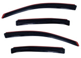2010-2018 Taurus Front and Rear Window Deflectors Smoke 4-Piece - View 13 | Dirty Garage