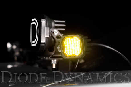 Universal Stage Series C1 Sport Yellow Wide Standard ABL LED Pod - View 2 | Dirty Garage