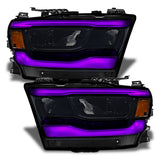 2019-2024 Ram 1500 RGB+W Reflector Headlight DRL Upgrade Kit - View 7 | Dirty Garage