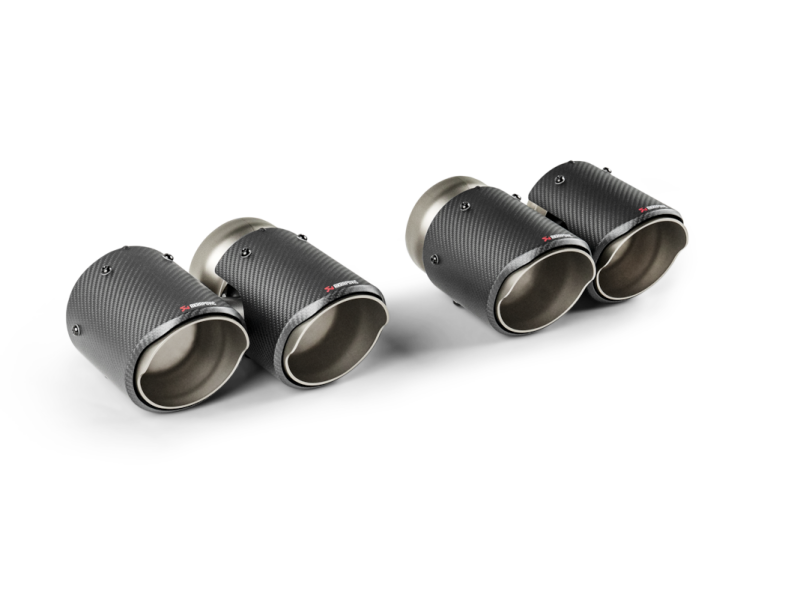 2024+ BMW M5 Round Carbon Fiber Tail Pipe Set | Dirty Garage