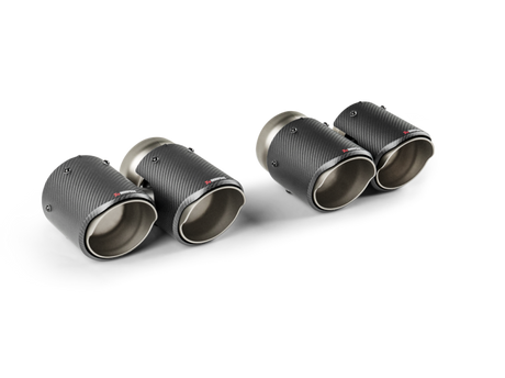 2024+ BMW M5 Round Carbon Fiber Tail Pipe Set | Dirty Garage