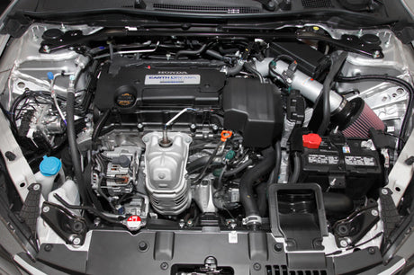 2013-14 Accord 2.4L L4 69 Series Typhoon Air Intake System - Silver Cold Air Intake Kit - View 5 | Dirty Garage