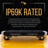 Universal 16" Hornet Series Amber LED Stealth Rooftop Strobe Bar - View 10 | Dirty Garage
