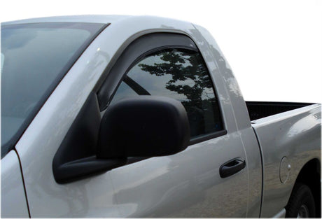 2002-2008 Ram 1500 Standard Cab Ventvisor In-Channel Window Deflectors Smoke - View 5 | Dirty Garage